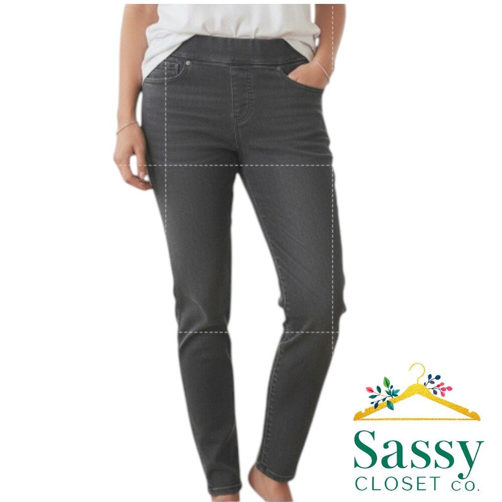 Levi’s Gold Label Pull On Skinny Jeans Black 12 EUC